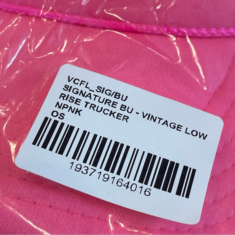 NWT Aviator Nation Pink Trucker Hat Malibu Logo embroidered patch neon pink - Picture 10 of 11